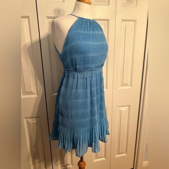 NWT REBECCA TAYLOR Pleated Voile Short Dress. Size Small - Picture 5 of 11